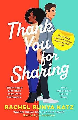 Thank You For Sharing: You will fall in love with this spicy, captivating and emotional read by Rachel Runya Katz, Rachel Runya Katz