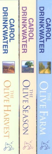 Carol Drinkwater 3 titles Shrinkwrapped : The Olive Farm, the Olive Harvest, the Olive Season by Carol Drinkwater