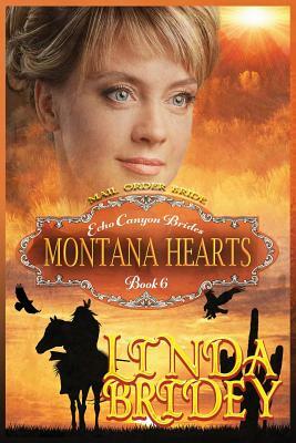 Mail Order Bride - Montana Hearts: Clean Historical Cowboy Mystery Romance Novel by Linda Bridey