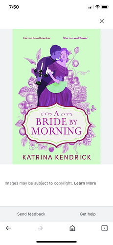 A Bride by Morning by Katrina Kendrick