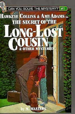 Hawkeye Collins & Amy Adams in The Secret of the Long-Lost Cousin and Other Mysteries by M. Masters