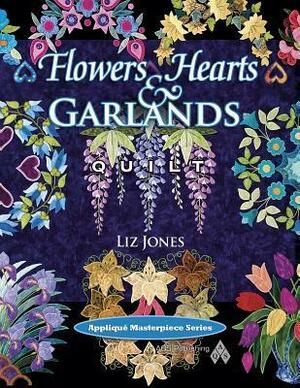 Flowers, Hearts and Garlands Quilt by Liz Jones