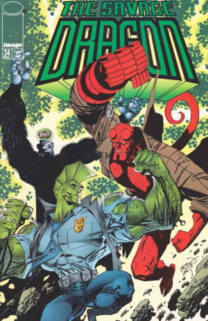 The Savage Dragon #34 by Erik Larsen