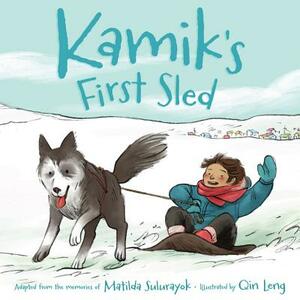 Kamik's First Sled by Matilda Sulurayok