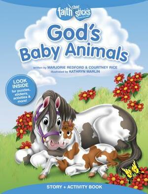 God's Baby Animals Story + Activity Book by Marjorie Redford, Courtney Rice