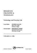 Technology and Everyday Life by George Allan, Frederick Ferré