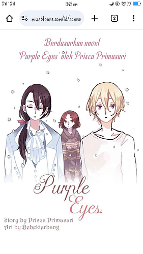 Purple Eyes by Prisca Primasari