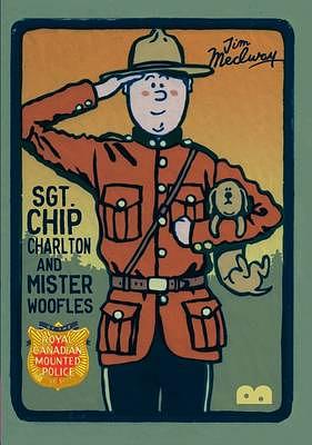Sgt. Chip Charlton & Mr Woofles of the Royal Canadian Mounted Police by Jim Medway