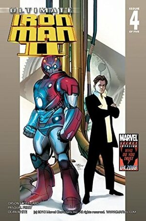 Ultimate Iron Man II #4 by Pasqual Ferry, Orson Scott Card