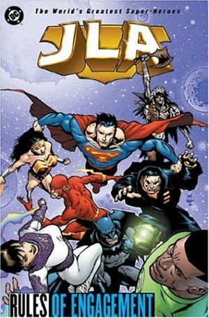 JLA, Vol. 13: Rules of Engagement by Wayne Faucher, Tom Nguyen, Duncan Rouleau, Doug Mahnke, Rick Veitch, Darryl Banks, Joe Kelly, Aaron Sowd