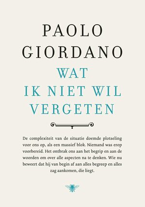 Wat ik niet wil vergeten by Paolo Giordano