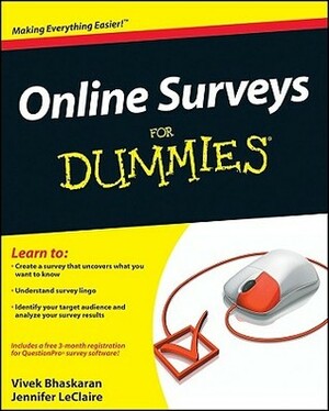 Online Surveys For Dummies by Jennifer LeClaire, Vivek Bhaskaran