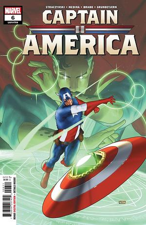 Captain America (2023-) #6 by Belardino Brabo, Lan Medina, Espen Grundetjern, J. Michael Straczynski