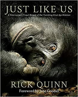 Just Like Us: A Veterinarian's Visual Memoir of Our Vanishing Great Ape Relatives by Rick Quinn, Jane Goodall