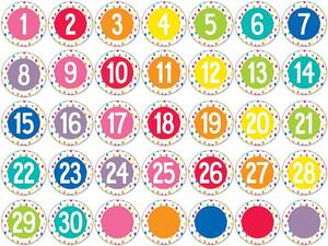 Hello Sunshine Student Numbers Mini Cut-Outs by 