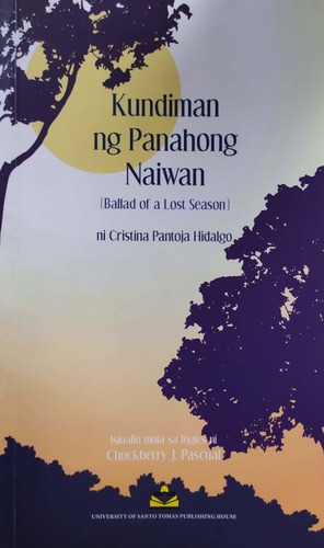 Kundiman ng panahong naiwan by Cristina Pantoja-Hidalgo