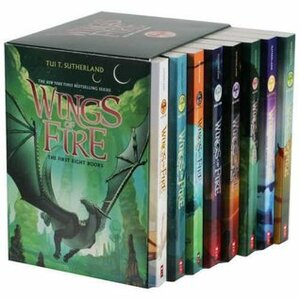 Wings of Fire Boxed Set, Books 1-8 The First Eight by Tui T. Sutherland, Joy Ang