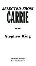 Selected from Carrie by George Ochoa