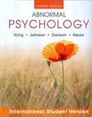 Abnormal Psychology by Sheri L. Johnson, Ann M. Kring