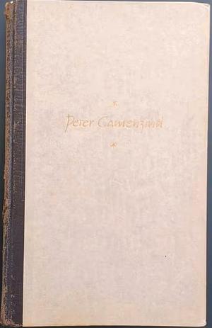 Peter Camenzind by Hermann Hesse