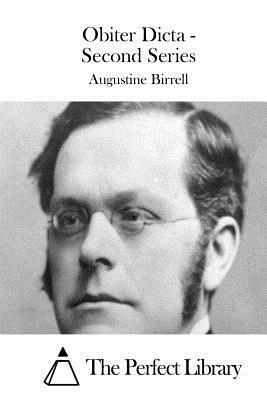 Obiter Dicta - Second Series by Augustine Birrell