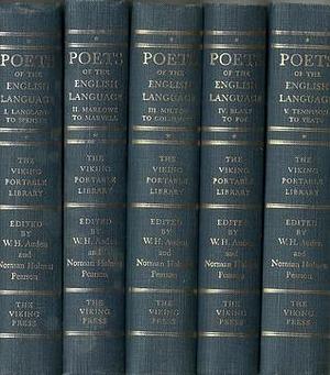 Poets of the English Language Vol. I : Langland to Spenser by Norman Holmes Pearson, W.H. Auden