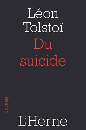 Du suicide by Leo Tolstoy