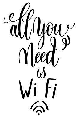 All You Need Is WiFi: 6x9 College Ruled Line Paper 150 Pages by Startup