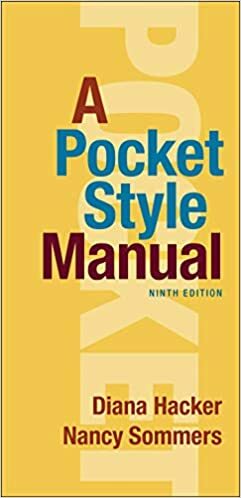 A Pocket Style Manual by Nancy Sommers, Diana Hacker