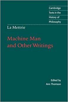 L'homme machine; suivi de l'art de jouir, Introd. et notes de Maurice Solovine. Avec un portrait grave sur bois par Achille Ouvr by Julien Offray de La Mettrie