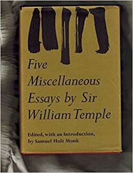 Five Miscellaneous Essays by Samuel Holt Monk, William Temple