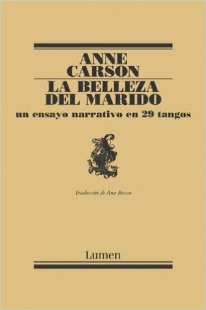 La belleza del marido by Anne Carson