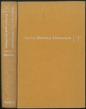 Soviet Russian Literature: Writers and Problems by Marc Slonim