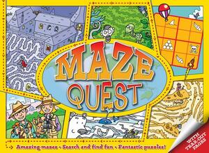 Maze Quest: Navigate the Mazes, Complete the Search & Find, Solve the Puzzle Fun by Andy Peters