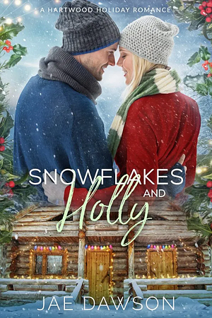 Snowflakes and Holly by Jae Dawson