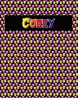 120 Page Handwriting Practice Book with Colorful Alien Cover Corey: Primary Grades Handwriting Book by Sheldon Franks