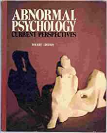 Abnormal Psychology: Current Perspectives by Joan Acocella, Richard R. Bootzin