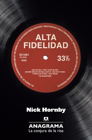 Alta fidelidad by Nick Hornby