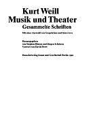 Musik und Theater: gesammelte Schriften : mit einer Auswahl von Gesprächen und Interviews by Jürgen Schebera, Stephen Hinton