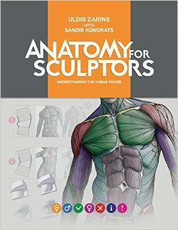 Anatomy for Sculptors, Understanding the Human Figure by Monika Hanley, Uldis Zarins, Sabina Grams, Sandis Kondrats