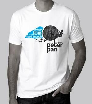 Peter Pan T-Shirt - XL: (T-Shirt Size XL) by Publikumart