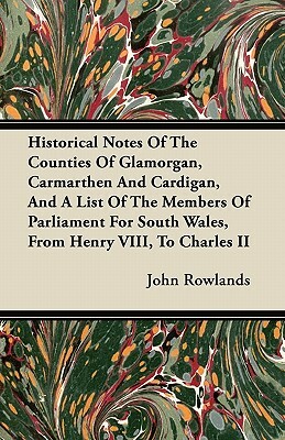 Historical Notes Of The Counties Of Glamorgan, Carmarthen And Cardigan, And A List Of The Members Of Parliament For South Wales, From Henry VIII, To C by John Rowlands