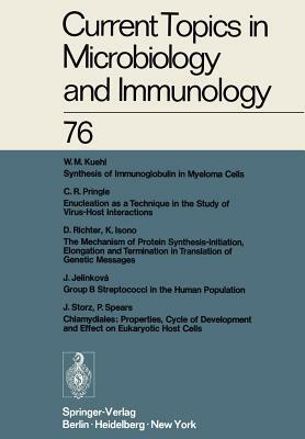 Current Topics in Microbiology and Immunology by P. H. Hofschneider, W. Arber, W. Henle