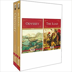 Homer (Set of 2 Books) - Odyssey and The Illiad by Homer