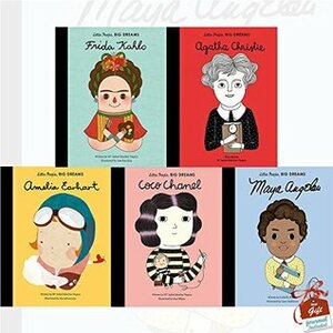 Little People, Big Dreams Collection 5 Books Bundle With Gift Journal (Maya Angelou, Marie Curie, Amelia Earhart, Frida Kahlo, Agatha Christie) by mariadiamantes, Mª Isabel Sánchez Vegara, Lisbeth Kaiser