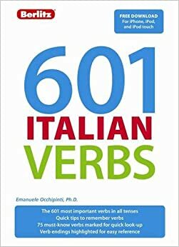 601 Italian Verbs by Berlitz Publishing Company