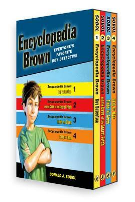 Encyclopedia Brown Box Set (4 Books) by Donald J. Sobol