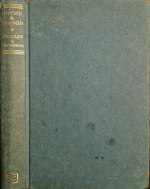 Rhyme and Reason: An Anthology by Denys Thompson, Raymond O'Malley