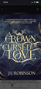 A Crown of Cursed Love by J.L. Robinson