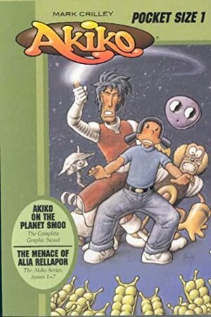 Akiko: The Menace of Alia Rellapor Vol. 1 & Akiko on the Planet Smoo by Mark Crilley